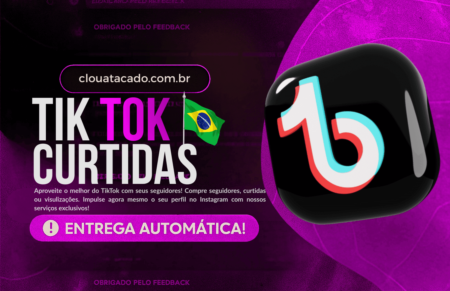Curtidas TikTok - Brasileiras
